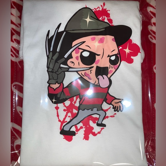 Custom Made Freddy Krueger White Tee💥 - Picture 3 of 3